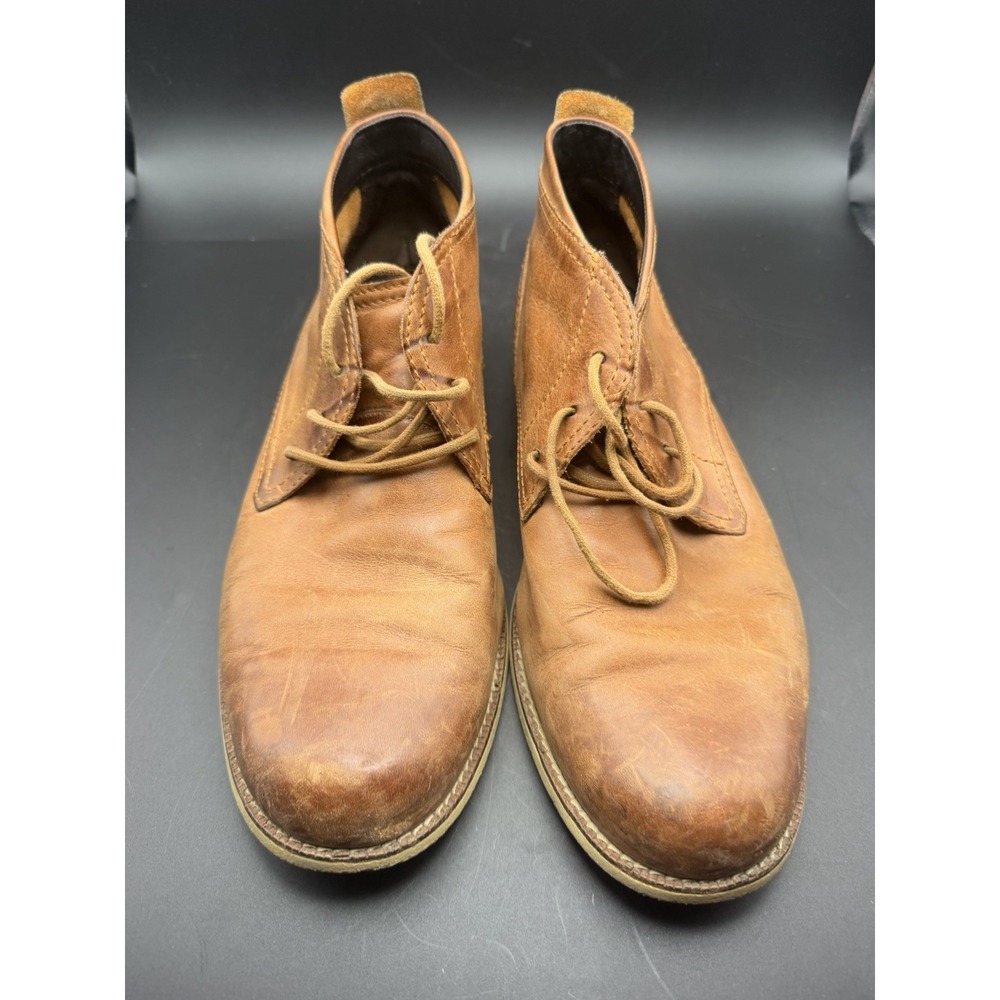 Cole Haan Men's 9m Brown Suede Chukka Lace-Up Shoes
